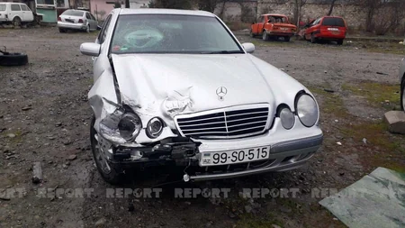 Kürdəmirdə “Mercedes” “VAZ-21011”-ə çırpılıb, xəsarət alanlar var