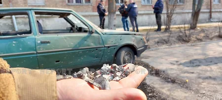 PHOTO REPORT from residential quarters in Kyiv subjected to missile attack