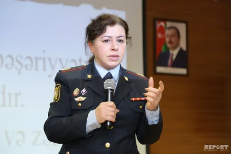 Bakı polisi məktəbliləri maarifləndirdi