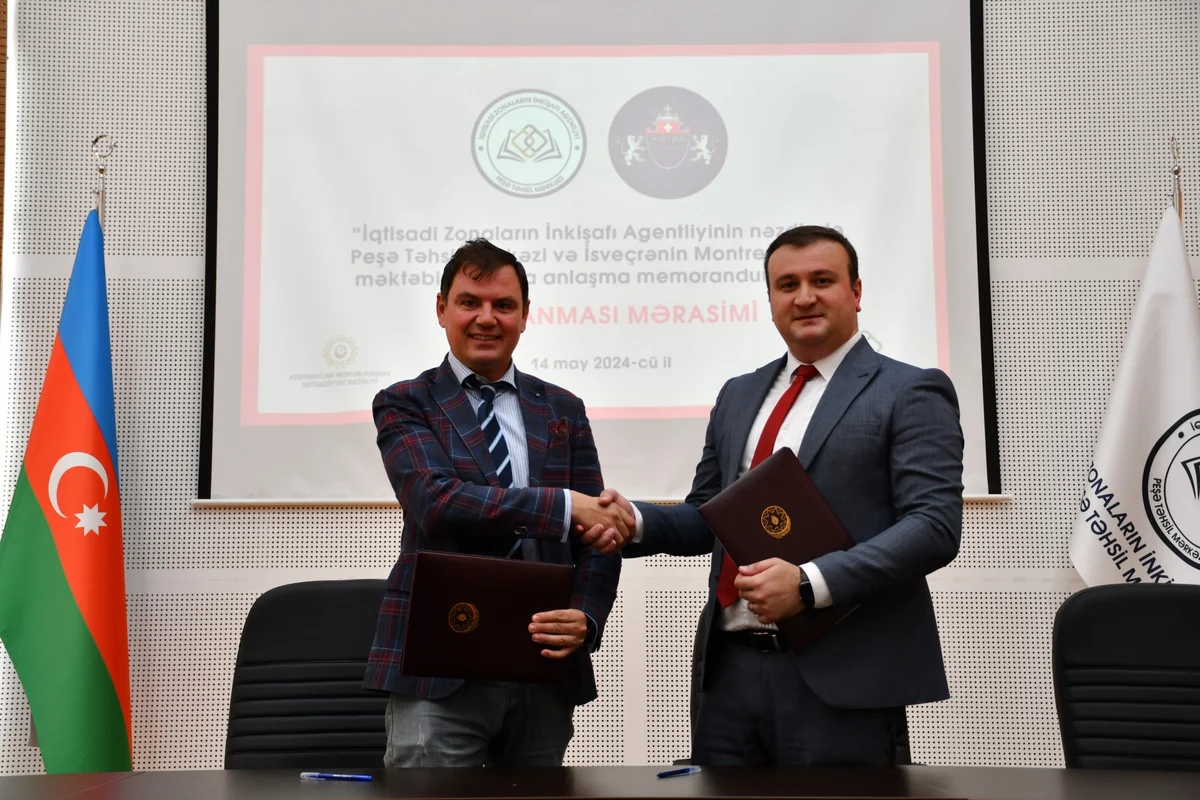 Azerbaijan starting to use dual diploma program on vocational education with Switzerland