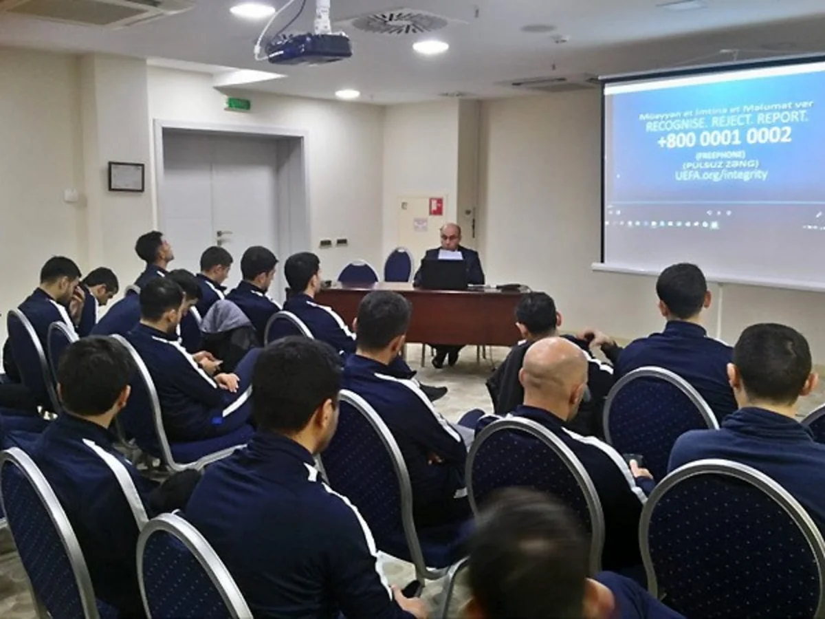 Mingəçevirdə hakimlər üçün danışılmış oyunlarla bağlı seminar keçirilib