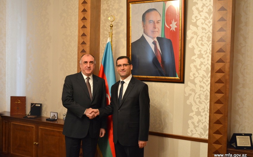 Elmar Məmmədyarov Türkiyənin yeni səfirini qəbul edib