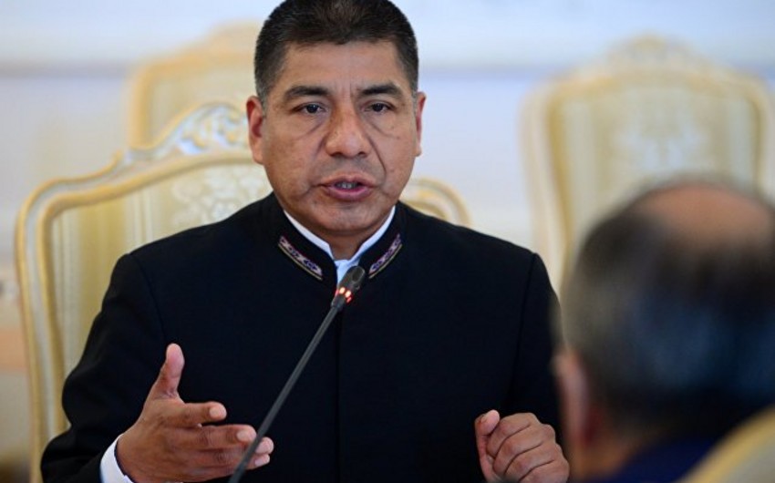 Sabah Boliviyanın XİN başçısı Azərbaycana gələcək