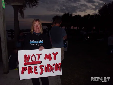 ABŞ-da Donald Tramp əleyhinə kütləvi etirazlar davam edir