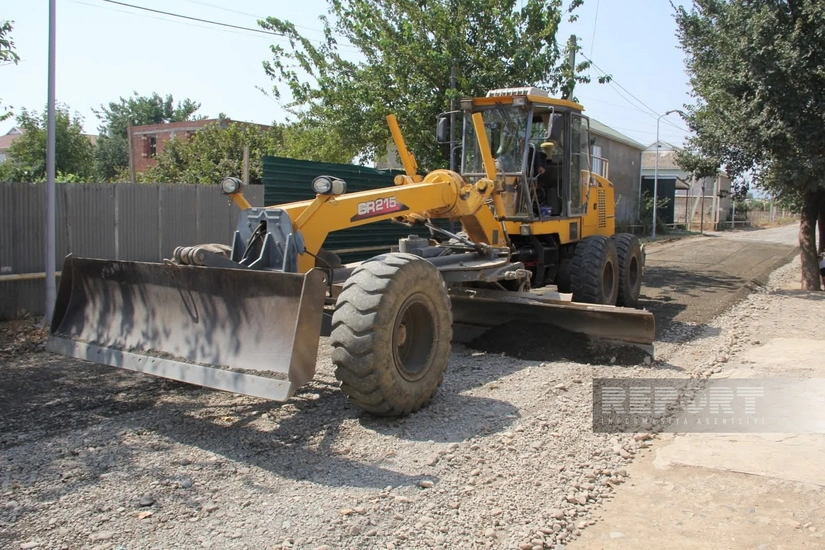 Cəlilabad şəhərinin 10 küçəsində asfaltlanma işləri aparılır