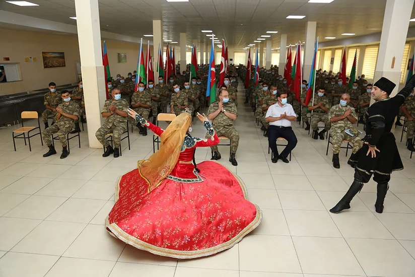 Hərbi hissədə növbəti ideoloji tədbir keçirilib