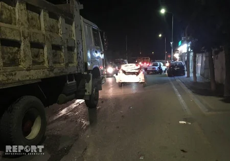 Bakıda sərxoş sürücü zəncirvari qəza törədib - VİDEO - YENİLƏNİB
