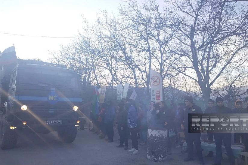 По дороге Ханкенди-Лачын в течение дня беспрепятственно проехали 26 автомобилей РМК