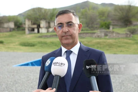 Vüqar İmranov azad edilmiş ərazilərdə görülən abadlıq-quruculuq işlərindən danışıb
