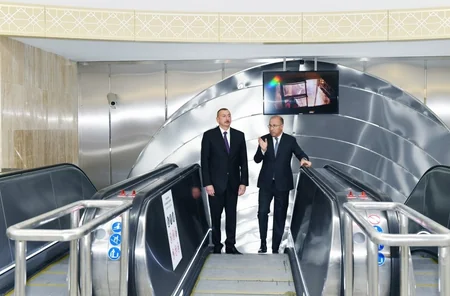 Metronun “Xətai” stansiyası təmirdən sonra istifadəyə verilib, Prezident İlham Əliyev görülən işlərlə tanış olub - YENİLƏNİB