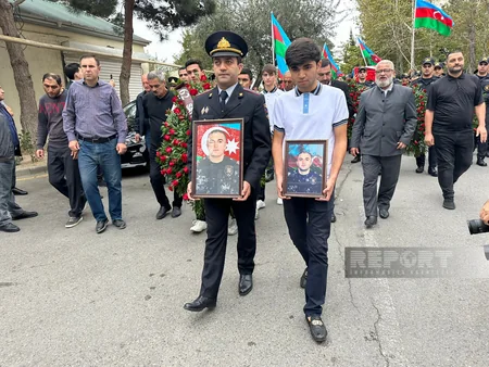 Erməni terroru nəticəsində həlak olan polis serjantı dəfn olunub - YENİLƏNİB-2