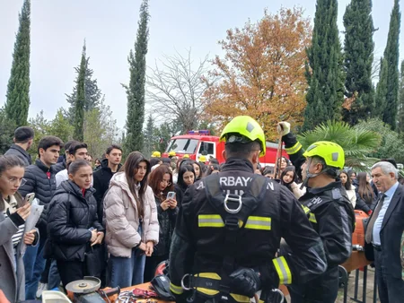 FHN Cəlilabadda “Fövqəladə hallarla bağlı davranış qaydaları” mövzusunda təlim keçirib