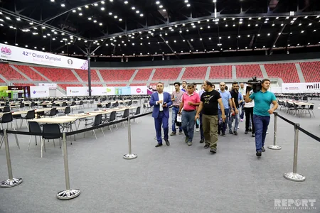 Bakı Şahmat Olimpiadası ilə bağlı Kristal Zala media tur təşkil olunub