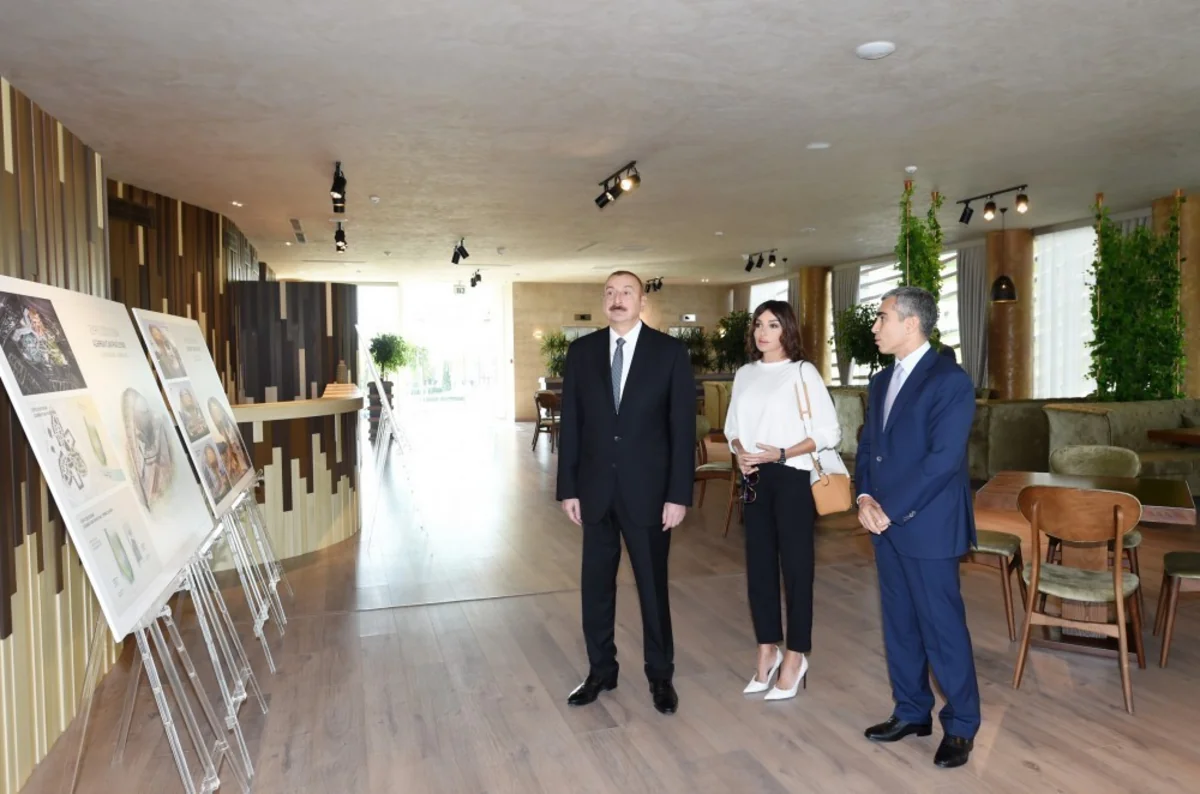 Azərbaycanın “Milan Ekspo 2015” sərgisindəki milli pavilyonu Dənizkənarı Milli Parkda yenidən qurulub