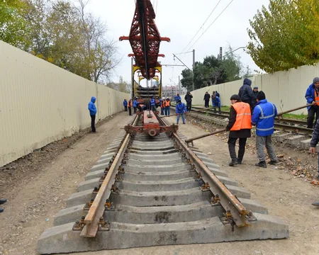 Bakının dairəvi dəmir yolunda 1 125 metr yol əsaslı təmir olunur