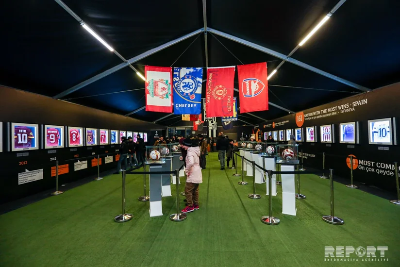 Reportage from Europa League museum in Azerbaijan - PHOTO