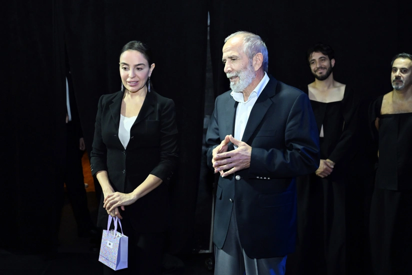 Leyla Əliyeva, İordaniya şahzadəsi və ICCROM-un baş direktoru Manqurt tamaşasını izləyiblər