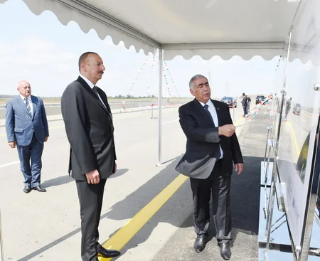 Ələt-Astara-İran ilə dövlət sərhədi avtomobil yolunun Masallı-Cəlilabad hissəsi istifadəyə verilib
