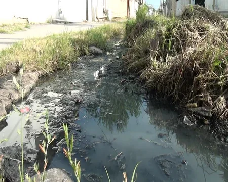Kürdəmirin mərkəzi küçəsinin mövsümi qonaqları: yayda üfunət, qışda sel suları - REPORTAJ