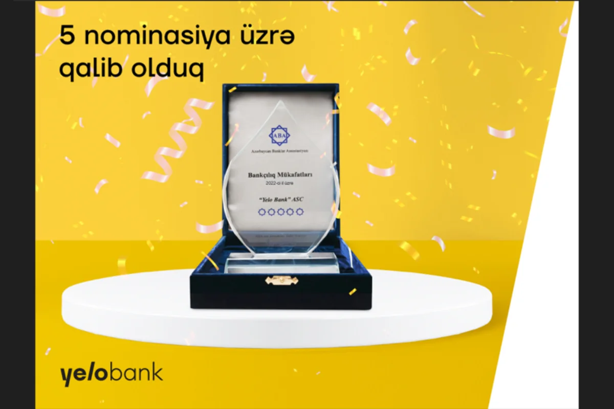 Yelo Bank 5 mükafata layiq görüldü