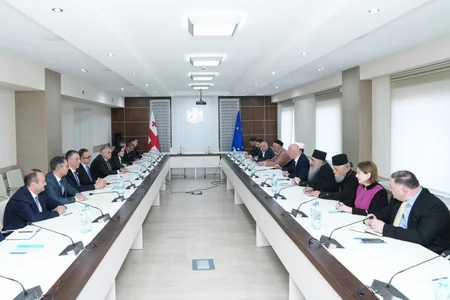 Dövlət Komitəsinin sədri Gürcüstan Dini Məsələlər Üzrə Dövlət Agentliyinin sədri ilə görüşüb