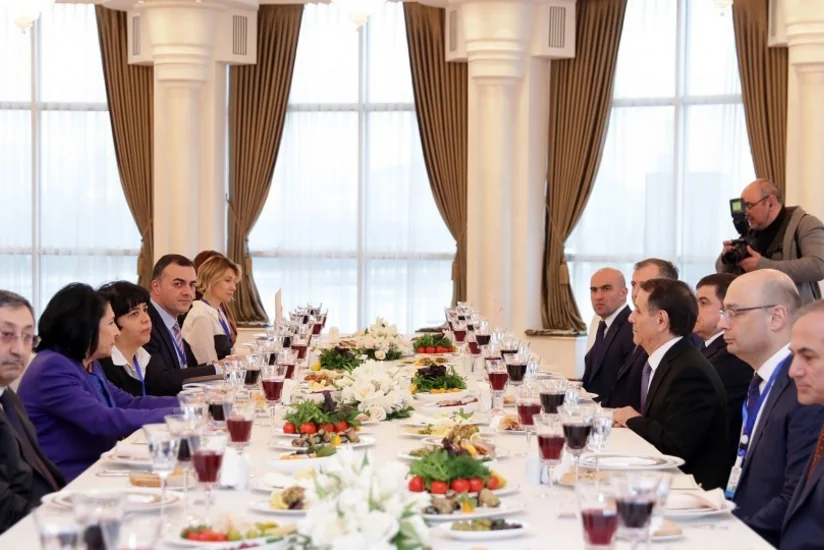 Prime Minister of Azerbaijan and the President of Georgia have joint dinner