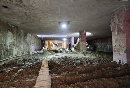 Bakı Metropoliteni: “B-04” stansiyasının üçüncü səviyyəsinin inşası başa çatıb