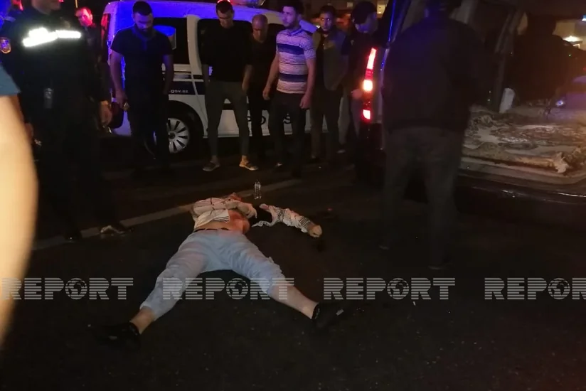 В Баку автомобиль насмерть сбил молодого человека