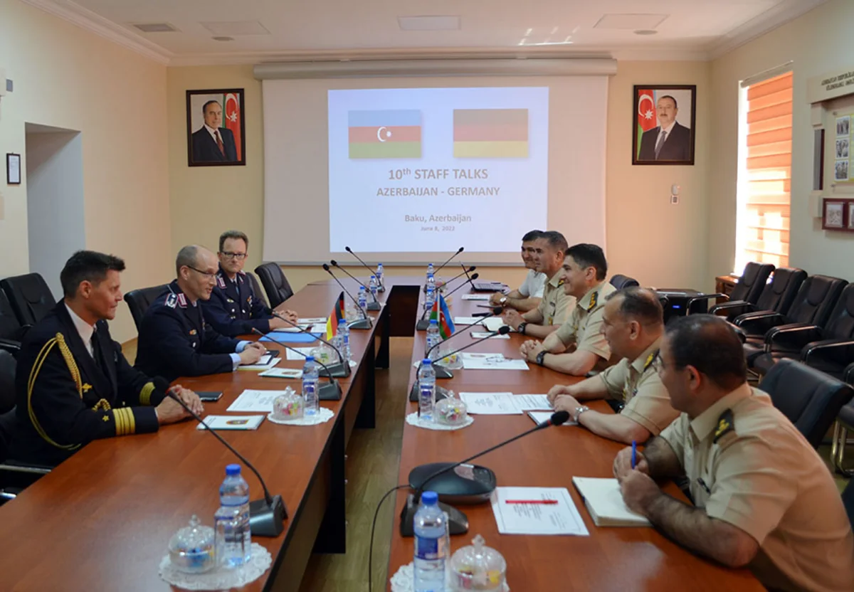 Azerbaijani and German defence ministries hold bilateral talks 
