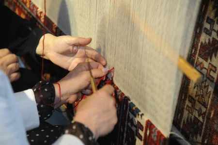 Albaniyanın birinci xanımı Xalça Muzeyi ilə tanış olub
