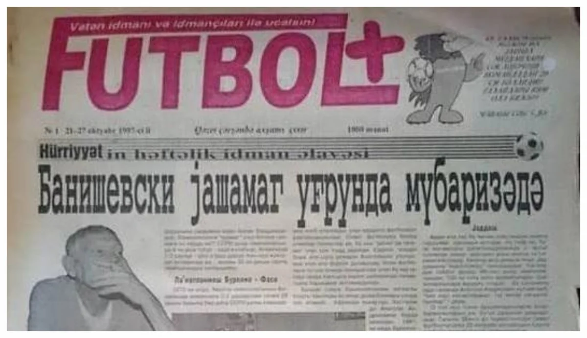 Futbol+ qəzetinin 25 yaşı tamam olur