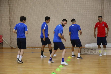 Azərbaycan futzal millisinin media üçün açıq məşqi keçirilib