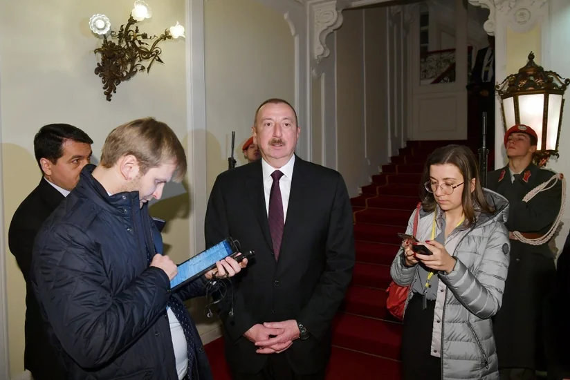 Президент Ильхам Алиев в Вене дал интервью Российскому информационному агентству ТАСС - ОБНОВЛЕНО