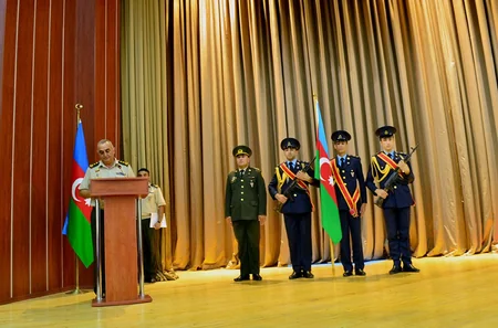 Состоялся очередной выпуск выпускников Военного лицея имени Джамшида Нахчыванского