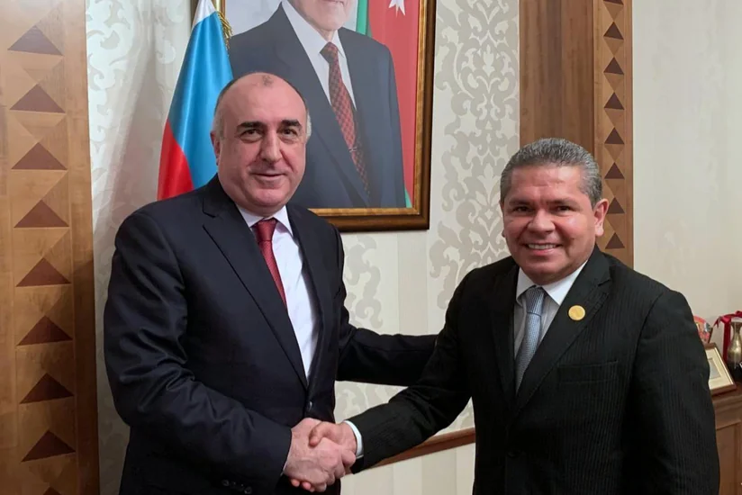 Elmar Məmmədyarov Kolumbiya Senatının Xarici əlaqələr komissiyasının sədri ilə görüşüb