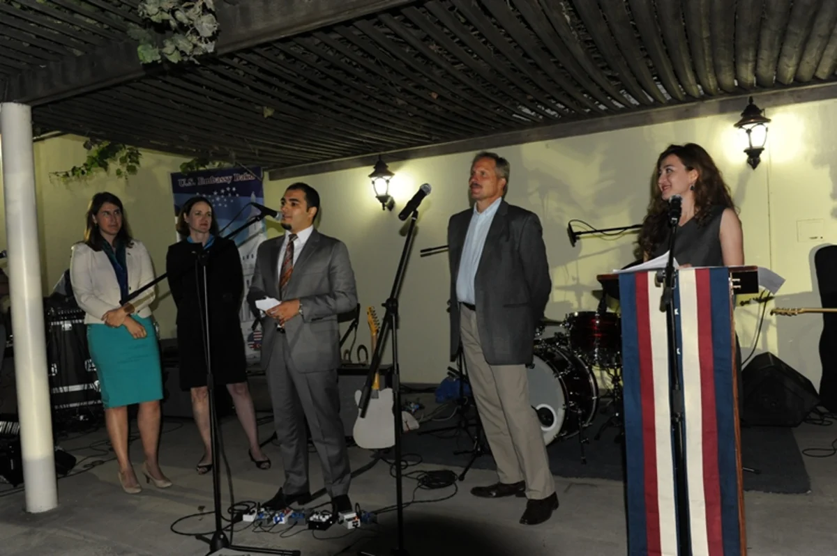 US Ambassador to Azerbaijan hosted a reception for alumni of U.S. government-funded exchange programs