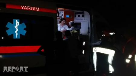 Bakıda kafe yanıb, xəsarət alan var - FOTO