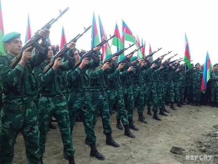 Azərbaycanın şəhid sərhədçisi dəfn edilib - FOTO - VİDEO - YENİLƏNİB