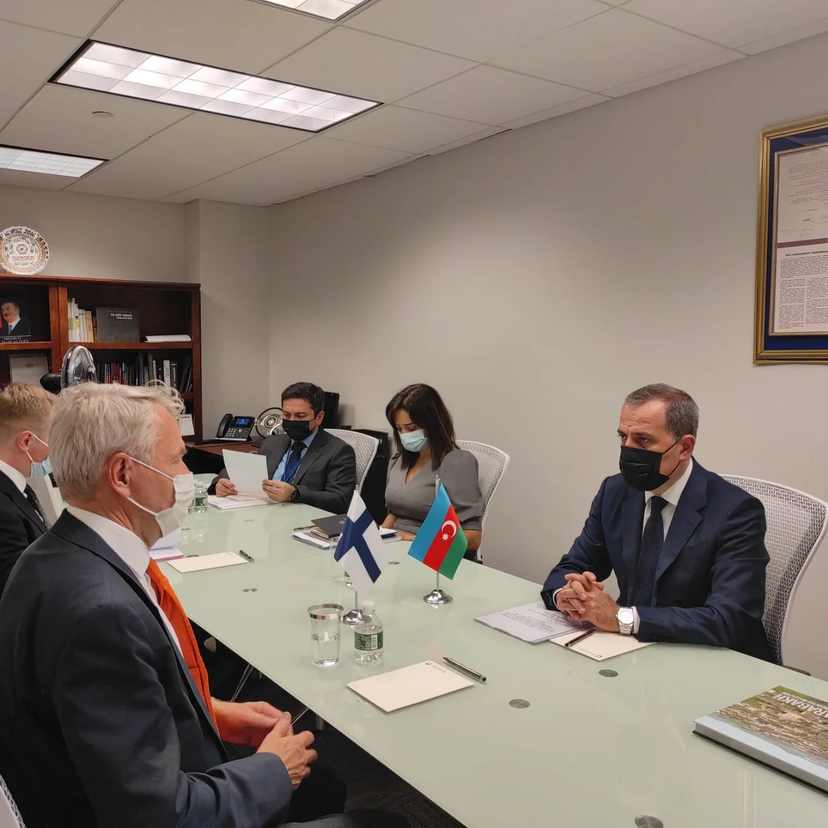 Azərbaycan və Finlandiya XİN başçıları arasında görüş olub