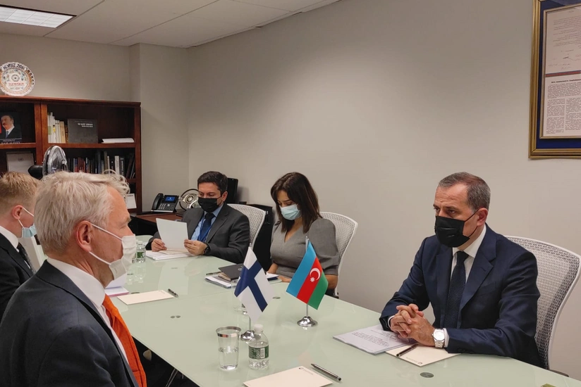 Azərbaycan və Finlandiya XİN başçıları arasında görüş olub