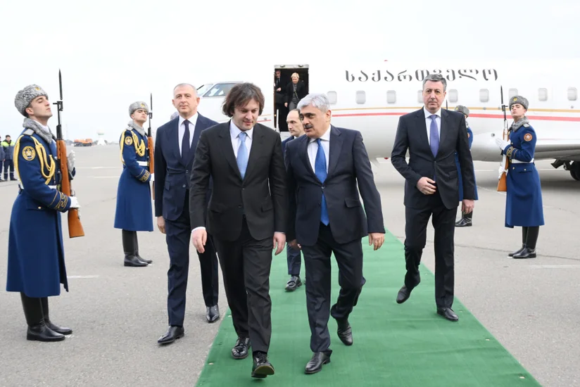 Gürcüstanın Baş naziri Azərbaycana səfərə gəlib