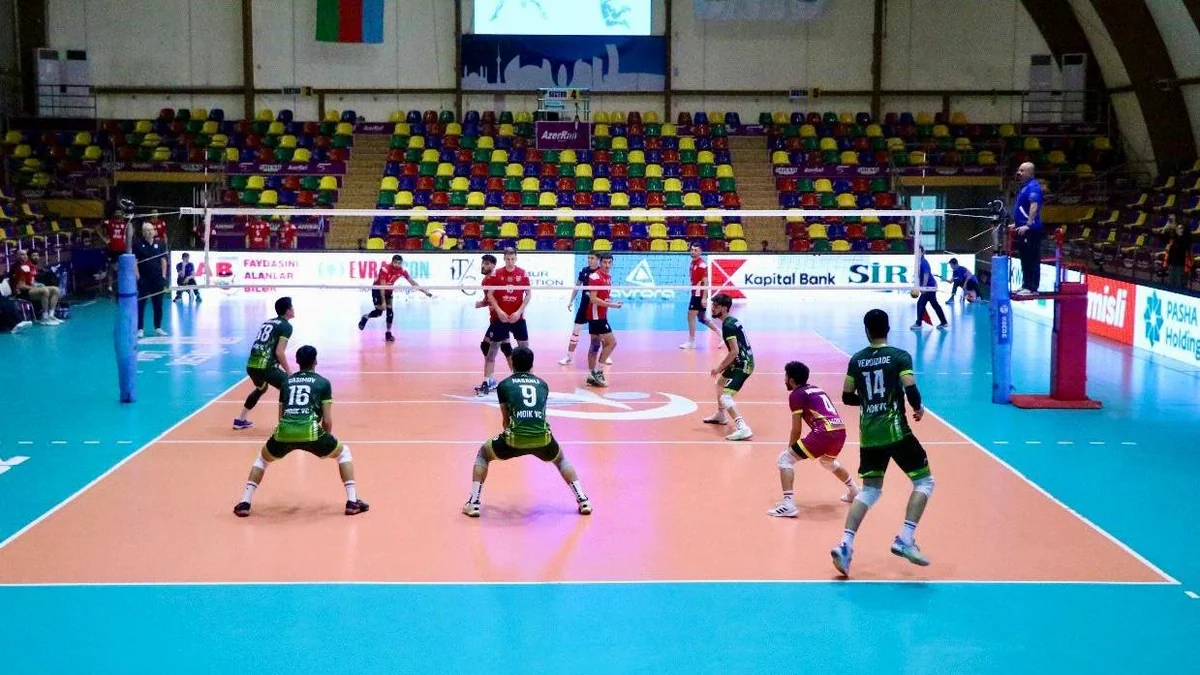 Kişi voleybolçular arasında Azərbaycan Yüksək Liqasında IX tura start verilib