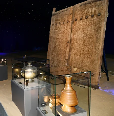 Mehriban Aliyeva views 'Illusions of Time' exhibition in Samarkand