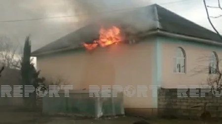 Lənkəranda həbsdə olan şəxsin evi yanıb