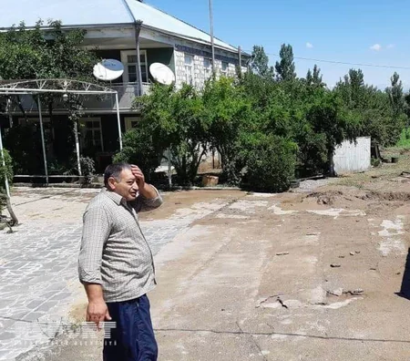 В Грузии сильный сель затопил населённое азербайджанцами село - ФОТО