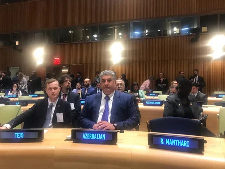 Azad Rəhimov BMT-də gənclərin məşğulluğu ilə bağlı təklif verib