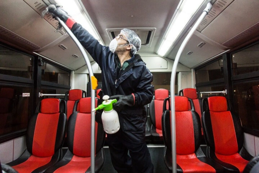 Tehranda koronavirusa qarşı tədbirlər görülür - FOTO