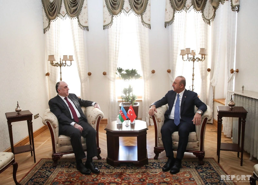 İstanbulda Azərbaycan və Türkiyənin xarici işlər nazirlərinin görüşü olub - FOTO - VİDEO