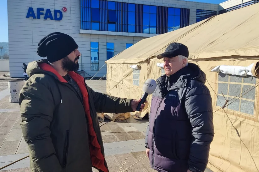 Замминистра: Азербайджанские спасатели установили в Кахраманмараше 825 палаток