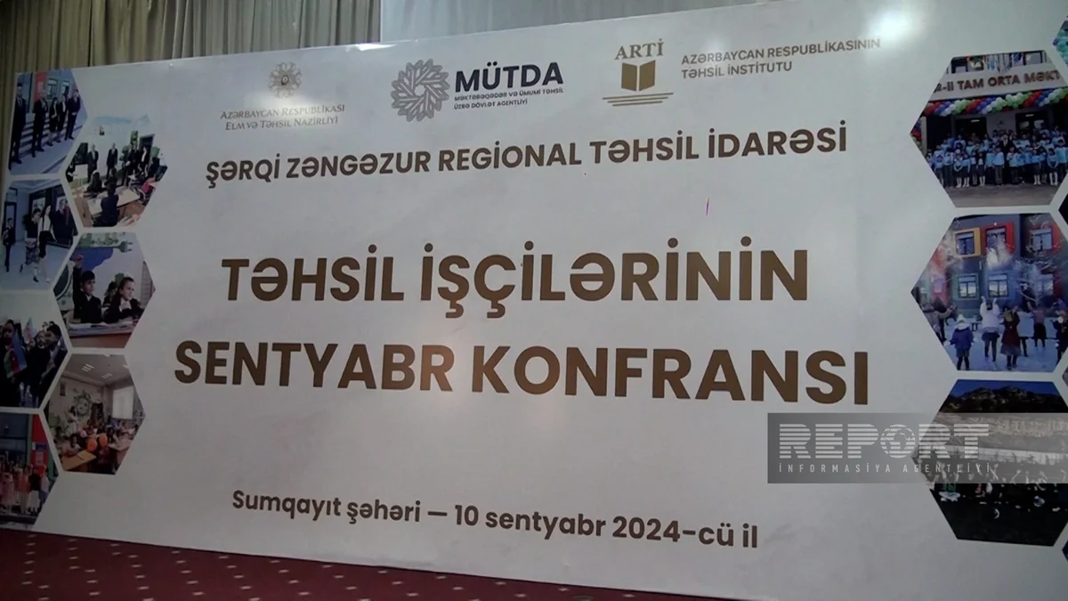 Şərqi Zəngəzur Regional Təhsil İdarəsi üzrə təhsil işçilərinin sentyabr konfransı keçirilib 